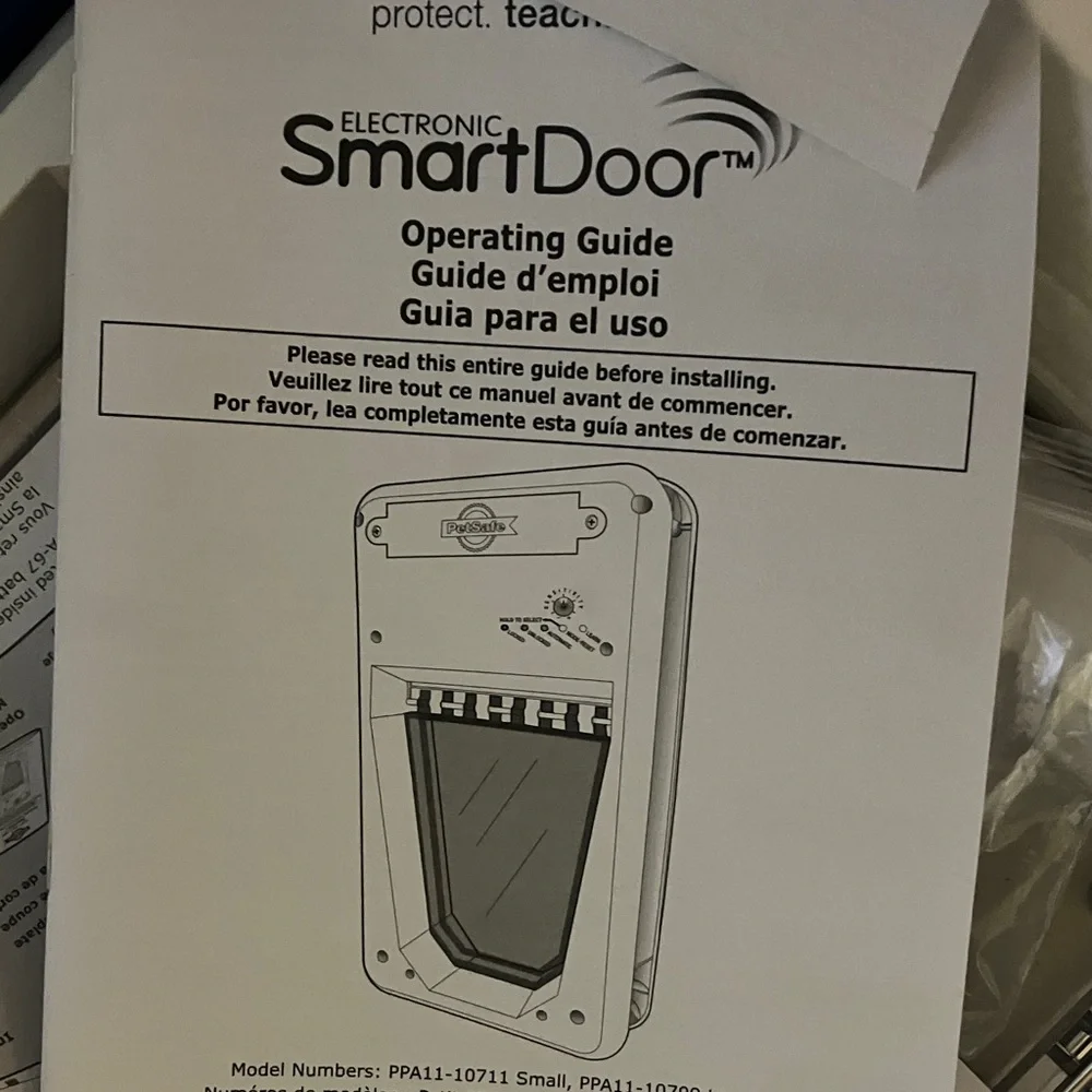 SmartDoor Electronic Pet Door for Small Dogs - Dark Green
